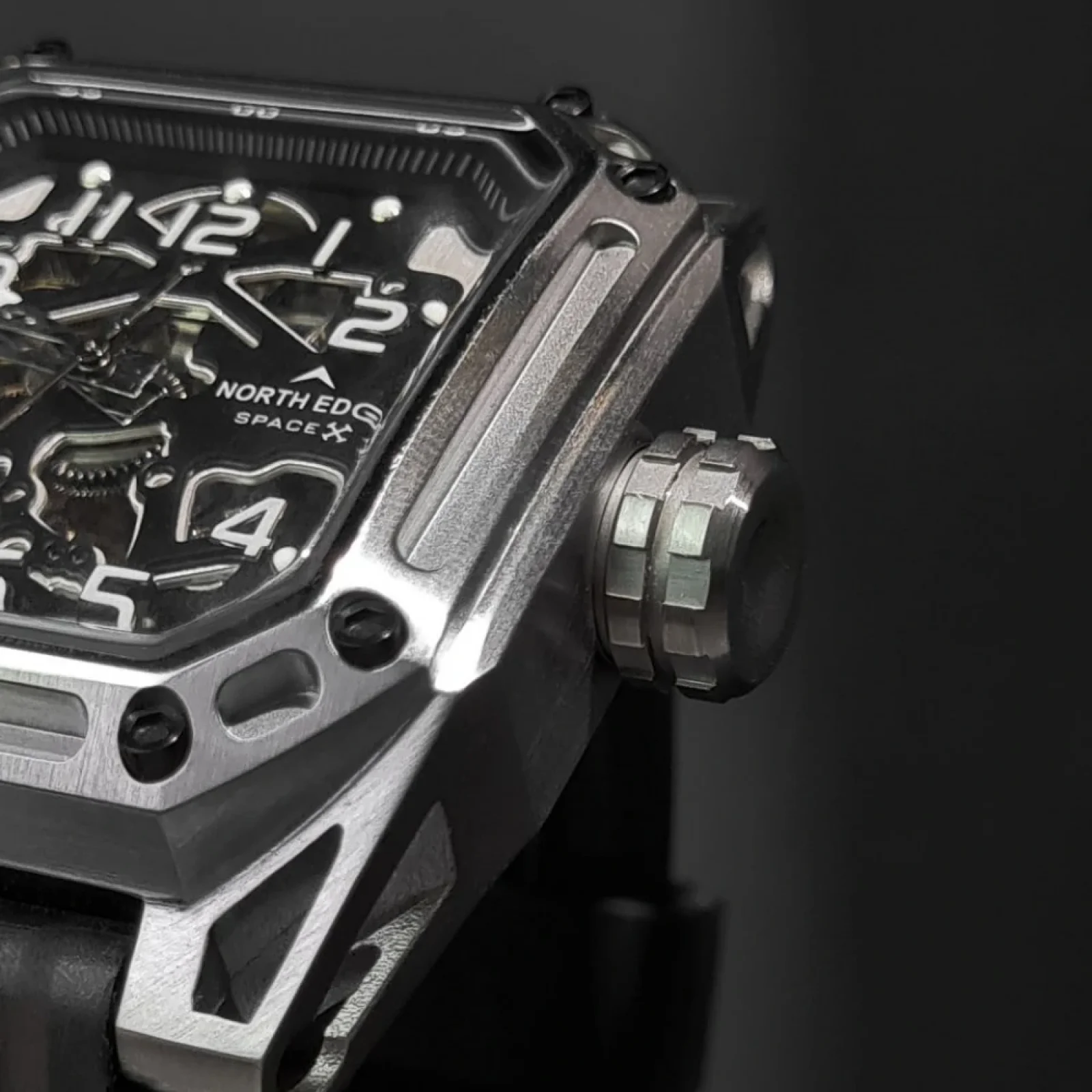 Механические часы NORTH EDGE SPACE X Silver