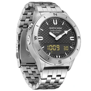 Цифровий годинник NORTH EDGE Snow Leopard Silver