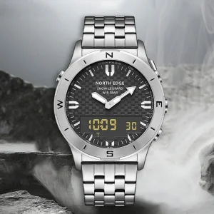 Цифровий годинник NORTH EDGE Snow Leopard Silver