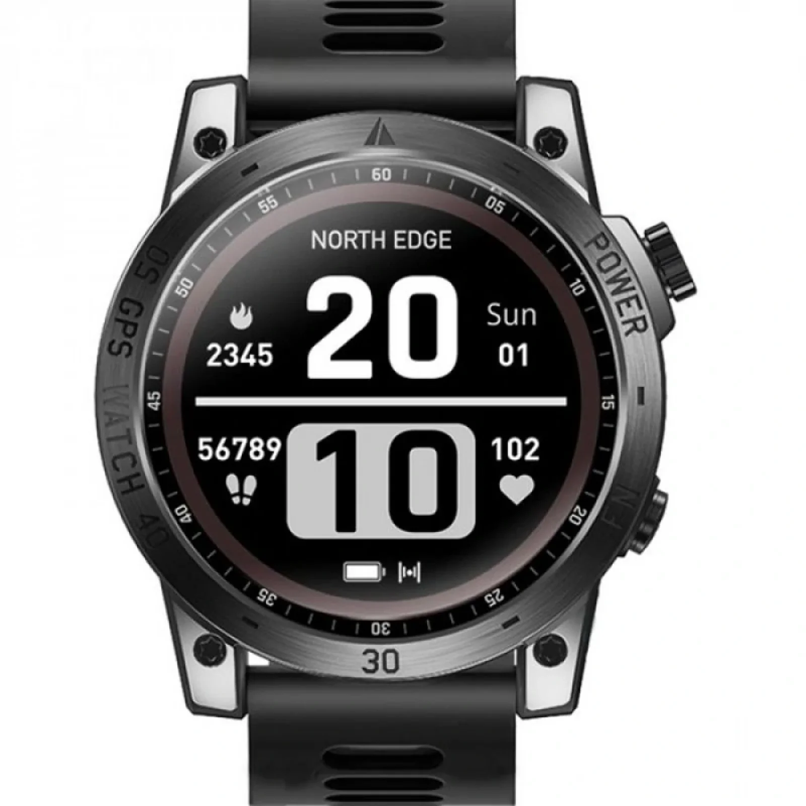 Смарт-годинник NORTH EDGE Cross Fit 3 Black