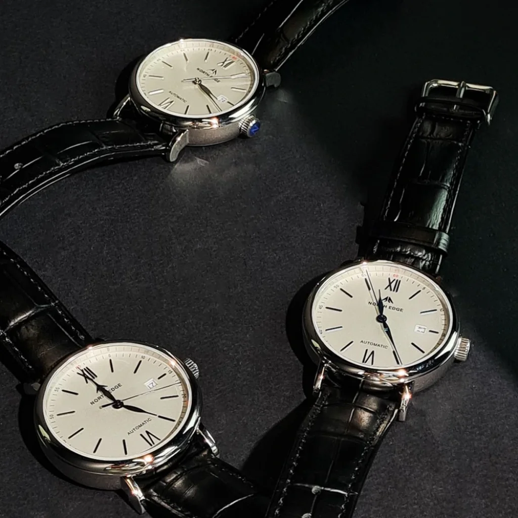 Механічний годинник NORTH EDGE AMOY Silver