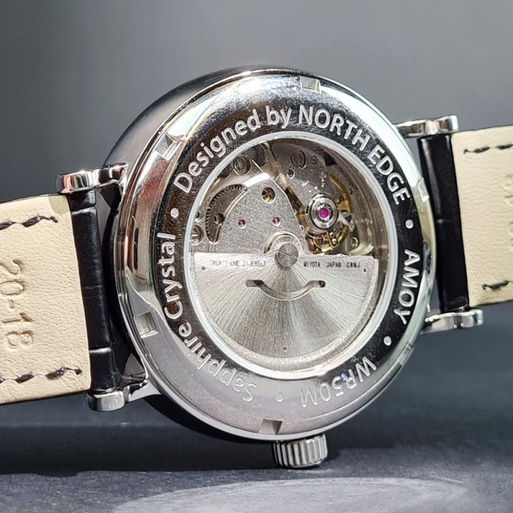 Механічний годинник NORTH EDGE AMOY Silver