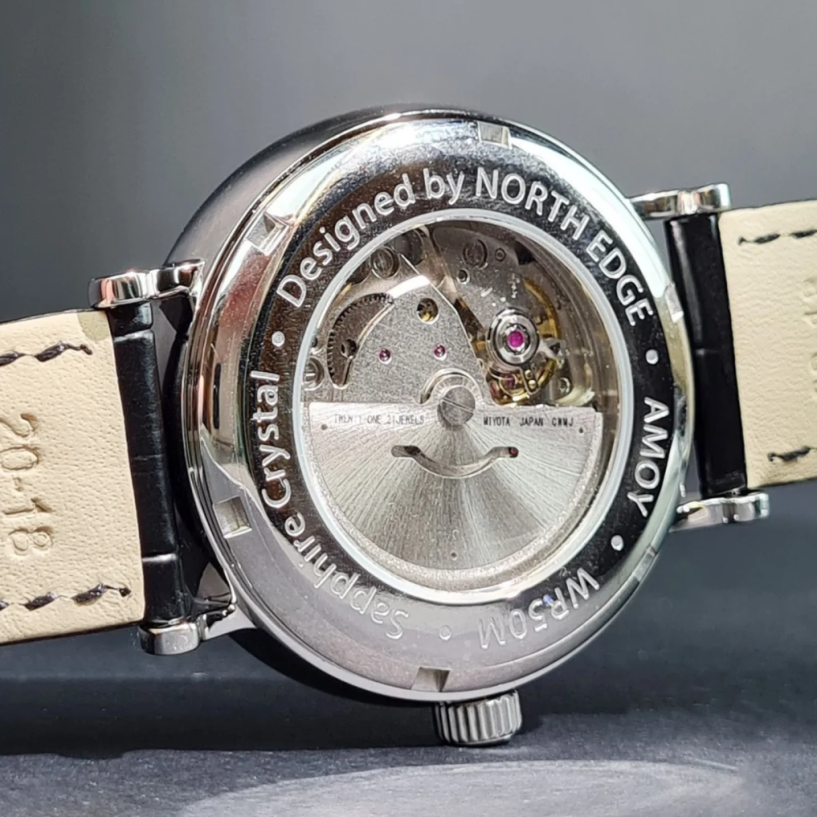 Механічний годинник NORTH EDGE AMOY Silver