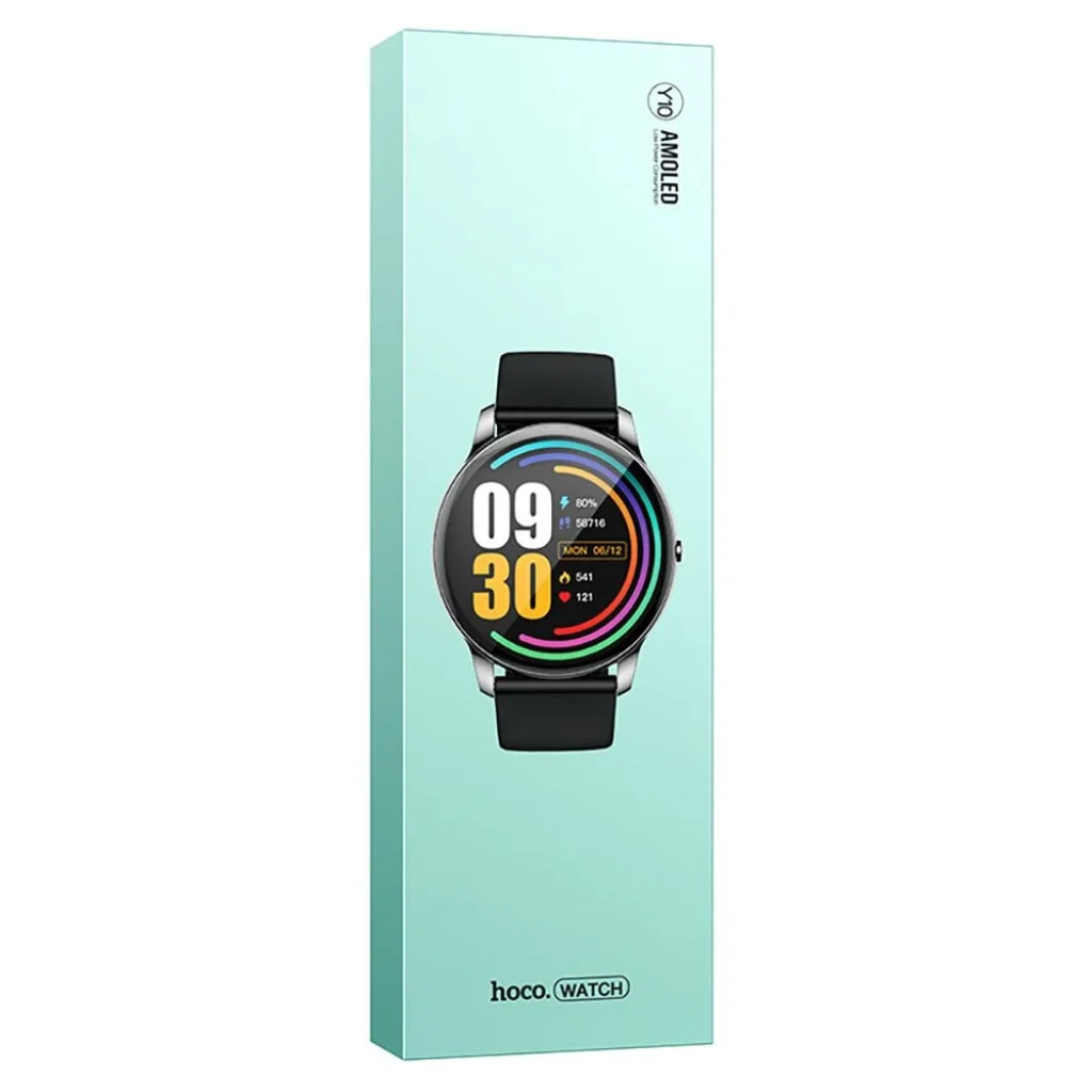 Смарт-годинник Hoco Y10 AMOLED Metal Gray