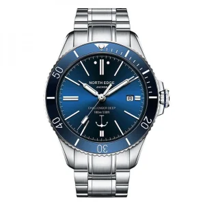 Механические часы NORTH EDGE ANCHOR Blue
