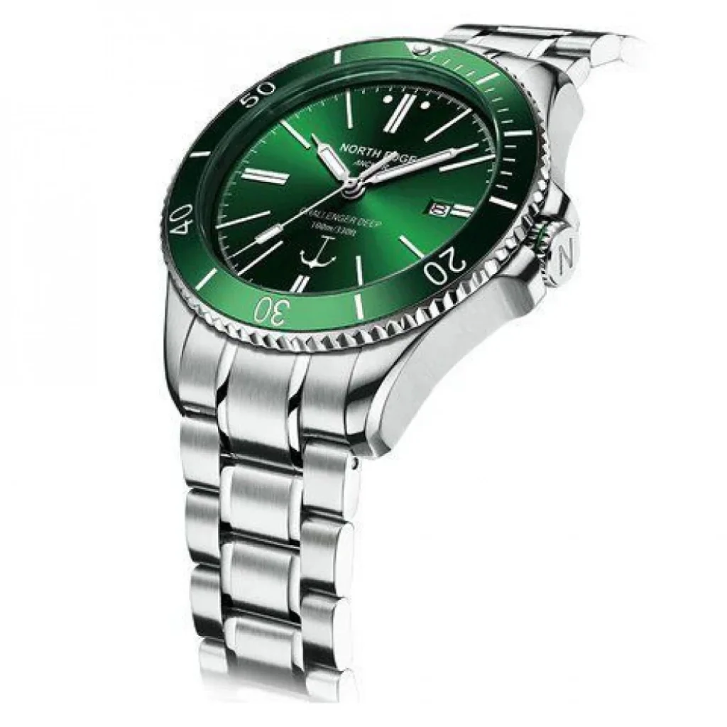 Механические часы NORTH EDGE ANCHOR Green