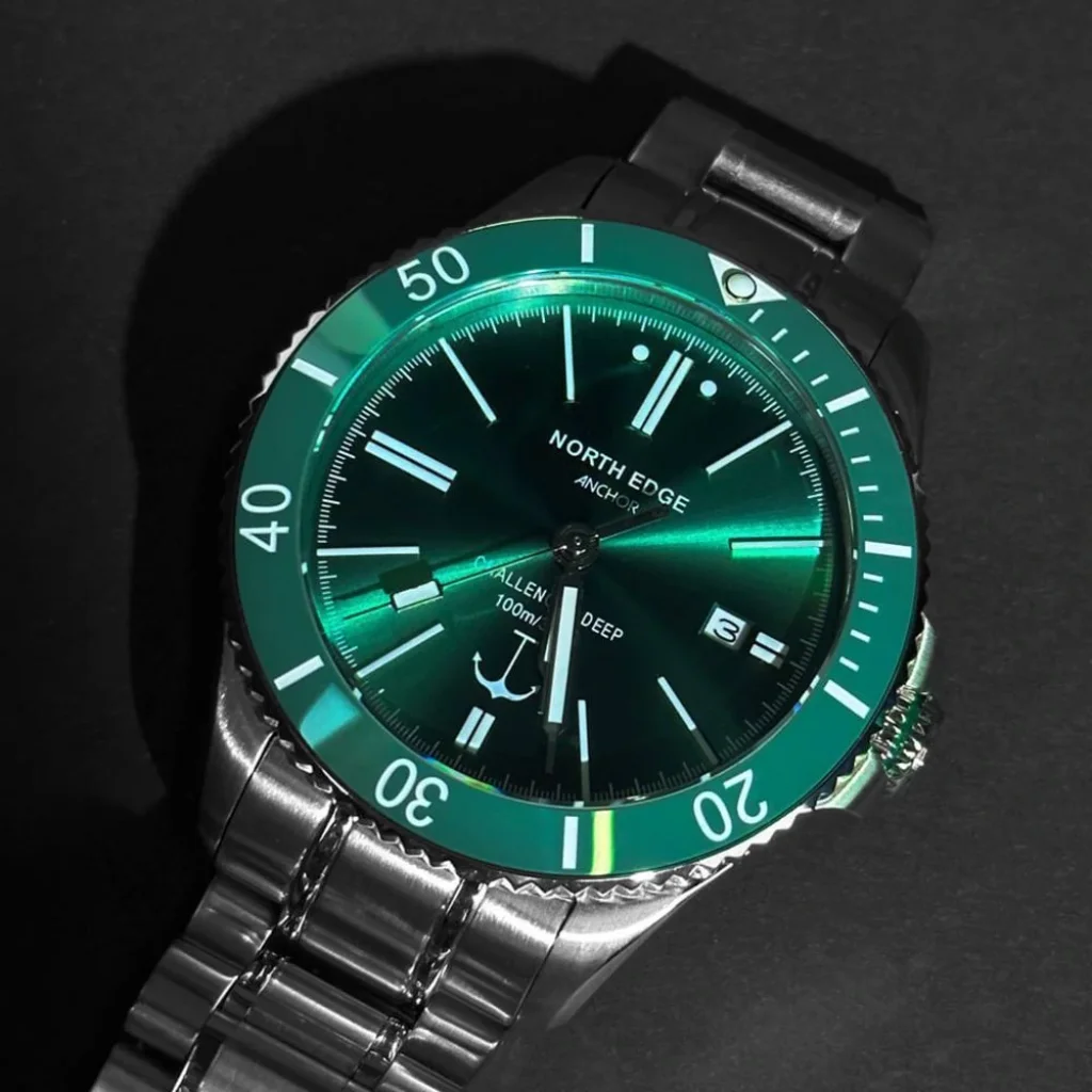 Механические часы NORTH EDGE ANCHOR Green