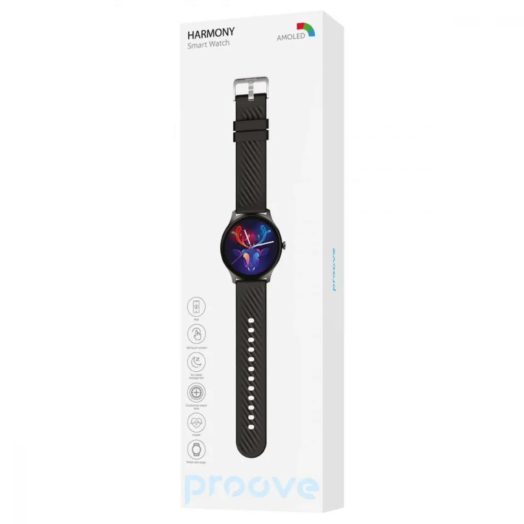 Смарт-годинник Proove Harmony Black, SWHM00000001