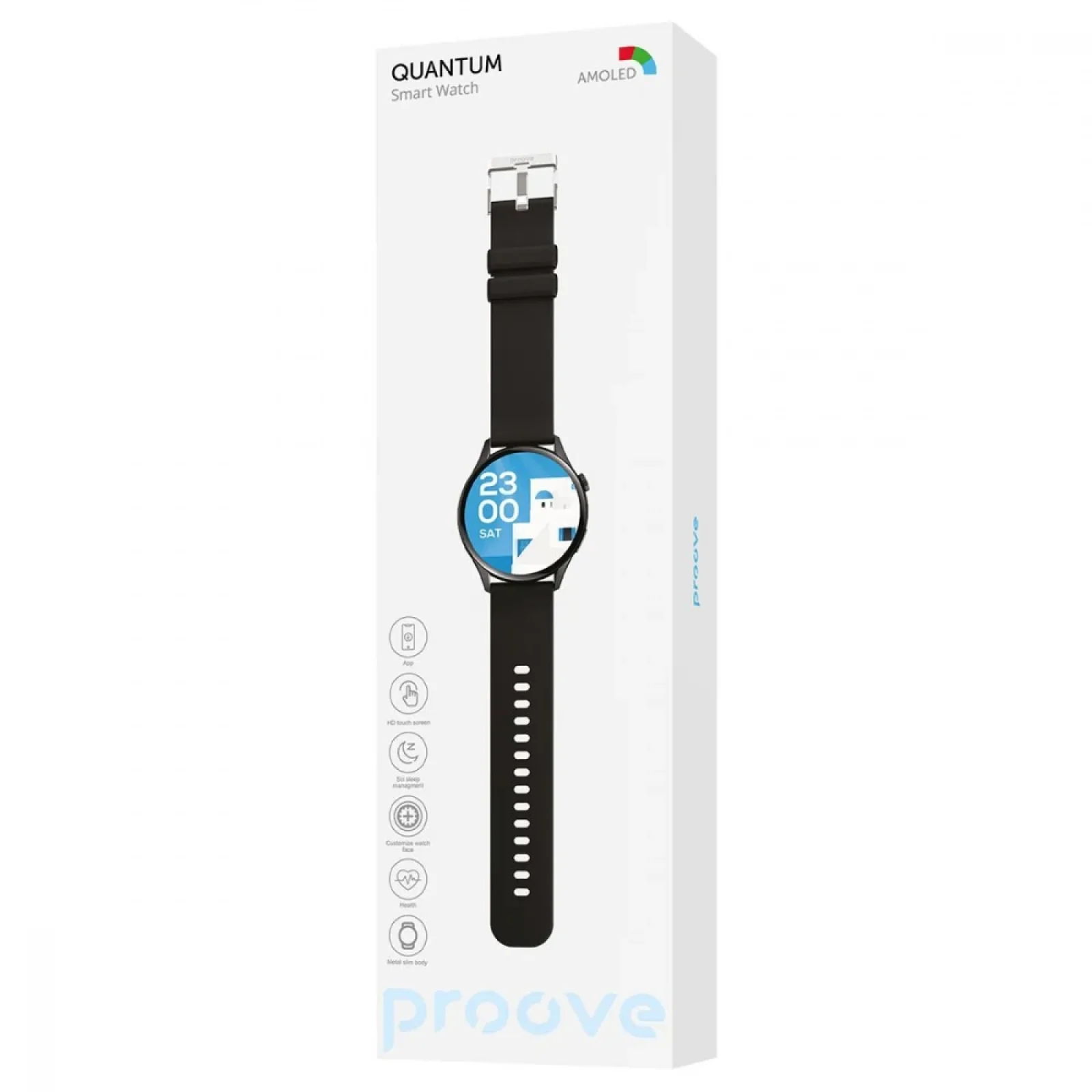 Смарт-годинник Proove Quantum Silver Glossy, SWQU00000006