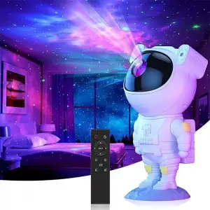 Лазерный ночник-проектор звездного неба Astronaut 1500mAh White