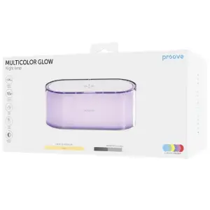 Ночник с Беспроводной Зарядкой Proove Multicolor Glow 1200mAh White