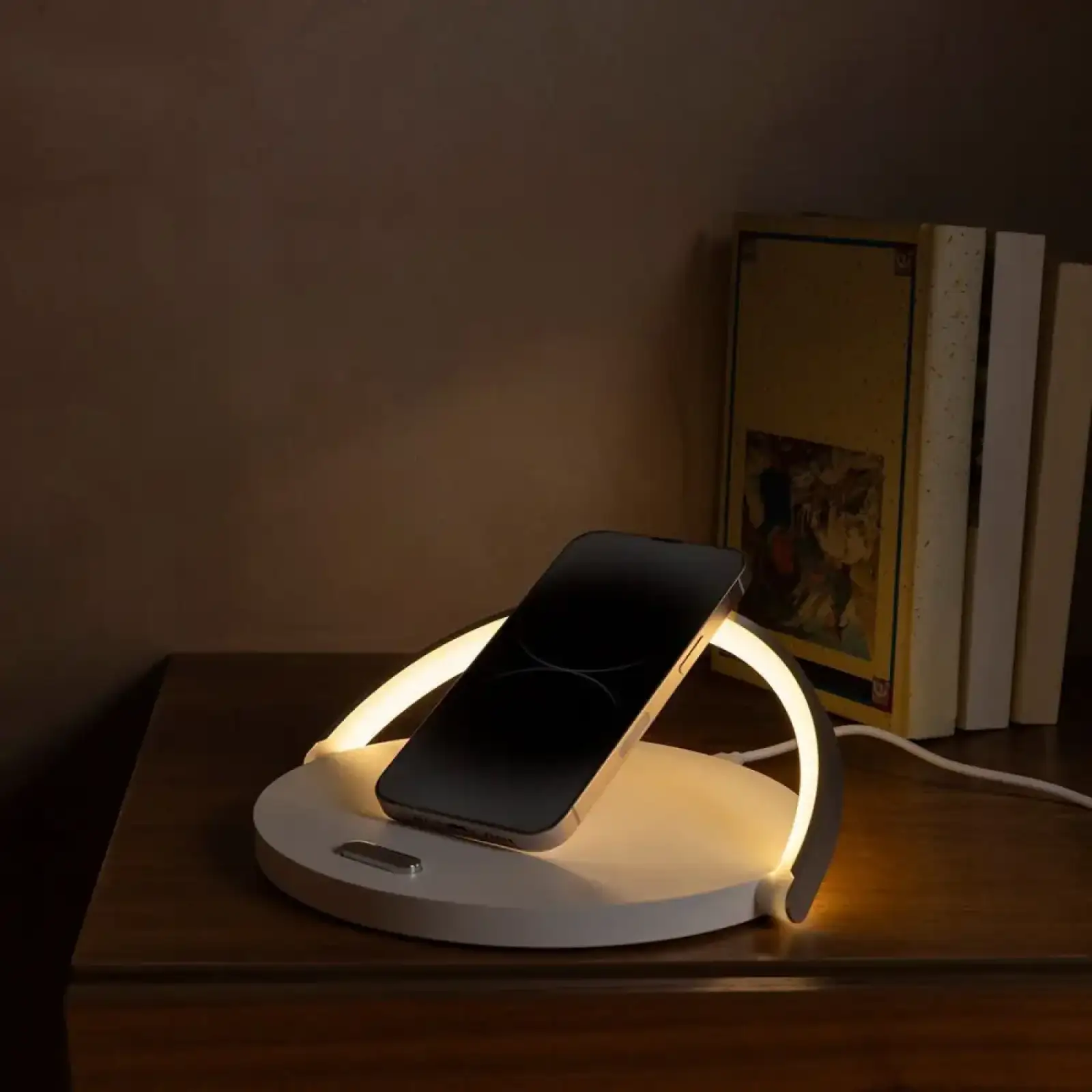Ночник с Беспроводной Зарядкой Proove Light Bridge White