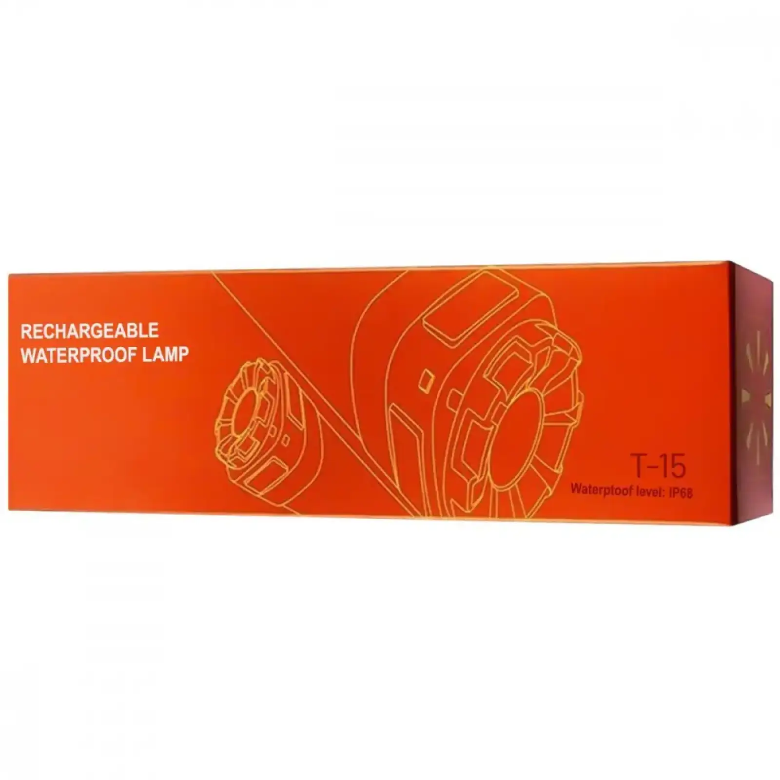 Многофункциональный фонарь T15 2600 mAh (16см) White