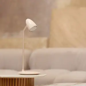 Настольная лампа с Беспроводной Зарядкой Proove Modern beige