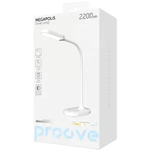 Настільна лампа Proove Megapolis 2200 mAh White