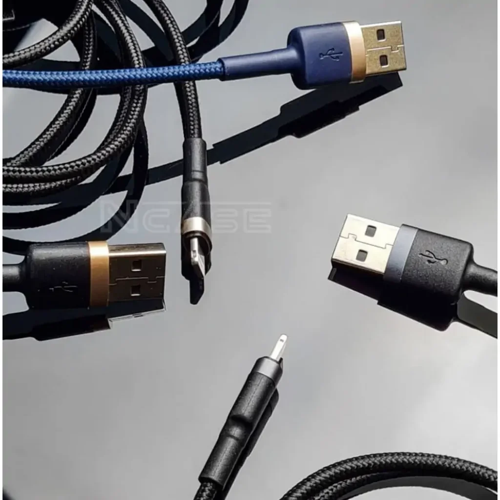 Кабель Baseus Cafule Lightning 2.4A (1m) Red/Black, CALKLF-B19