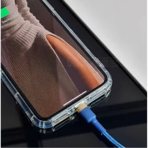 Кабель Baseus Cafule Lightning 2.4A (1m) Gold/Blue, CALKLF-BV3