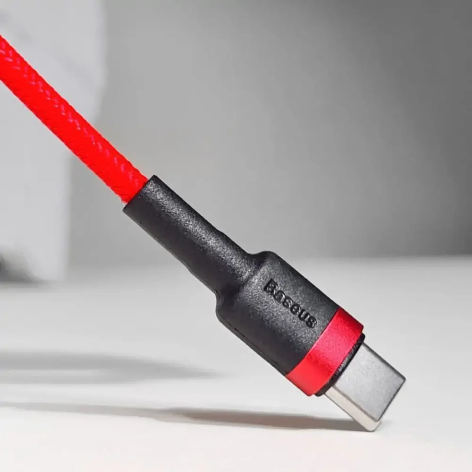 Кабель Baseus Cafule Type-C 3A (1m) Red, CATKLF-B09