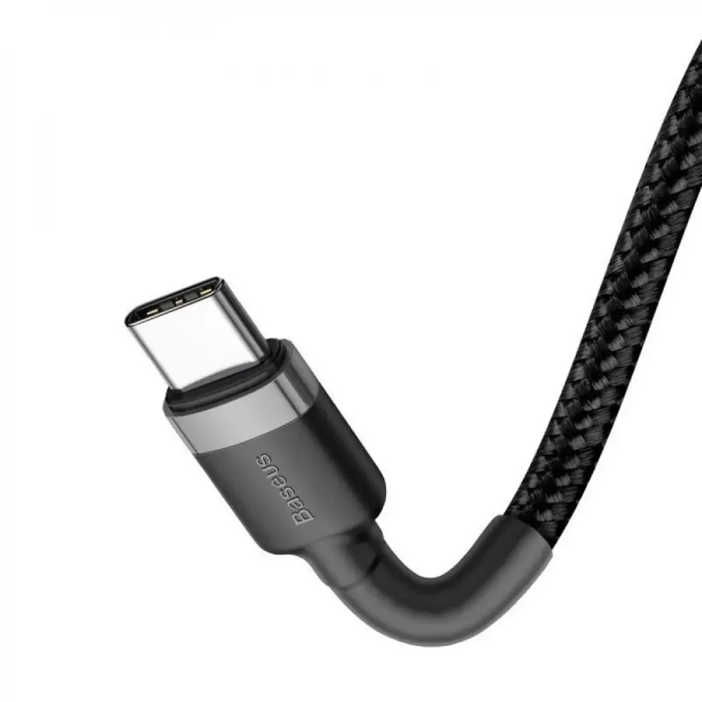 Кабель Baseus Cafule Type-C to Type-C PD 2.0 60W (1m) Red, CATKLF-G09