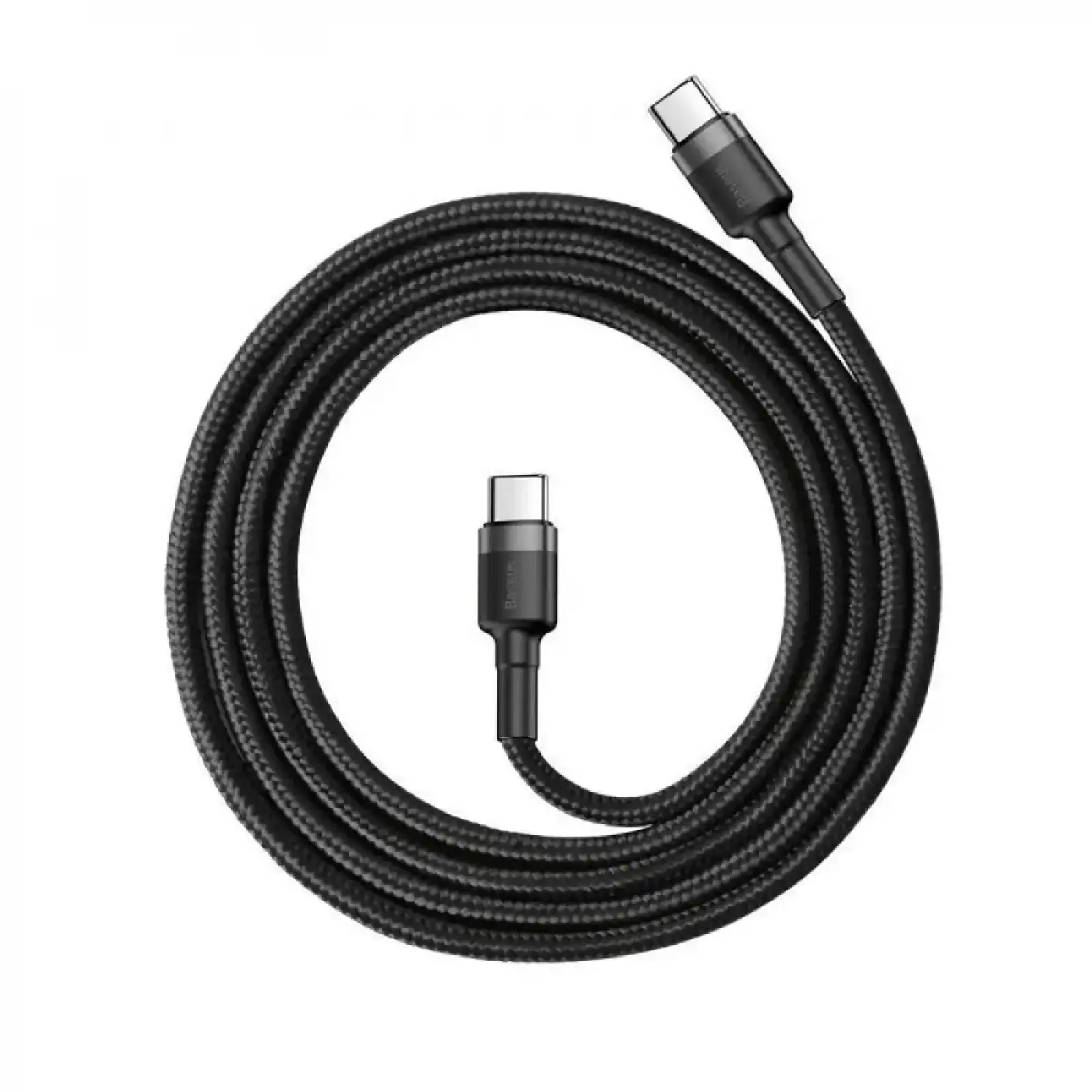 Кабель Baseus Cafule Type-C to Type-C PD 2.0 60W (1m) Red/Black, CATKLF-G91