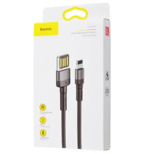 Кабель Baseus Cafule Lightning Special Edition 2.4A (1m) Red/Black, CALKLF-G91