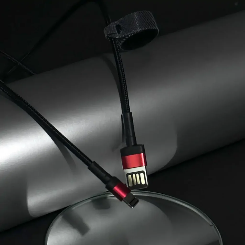 Кабель Baseus Cafule Lightning Special Edition 2.4A (1m) Red/Black, CALKLF-G91