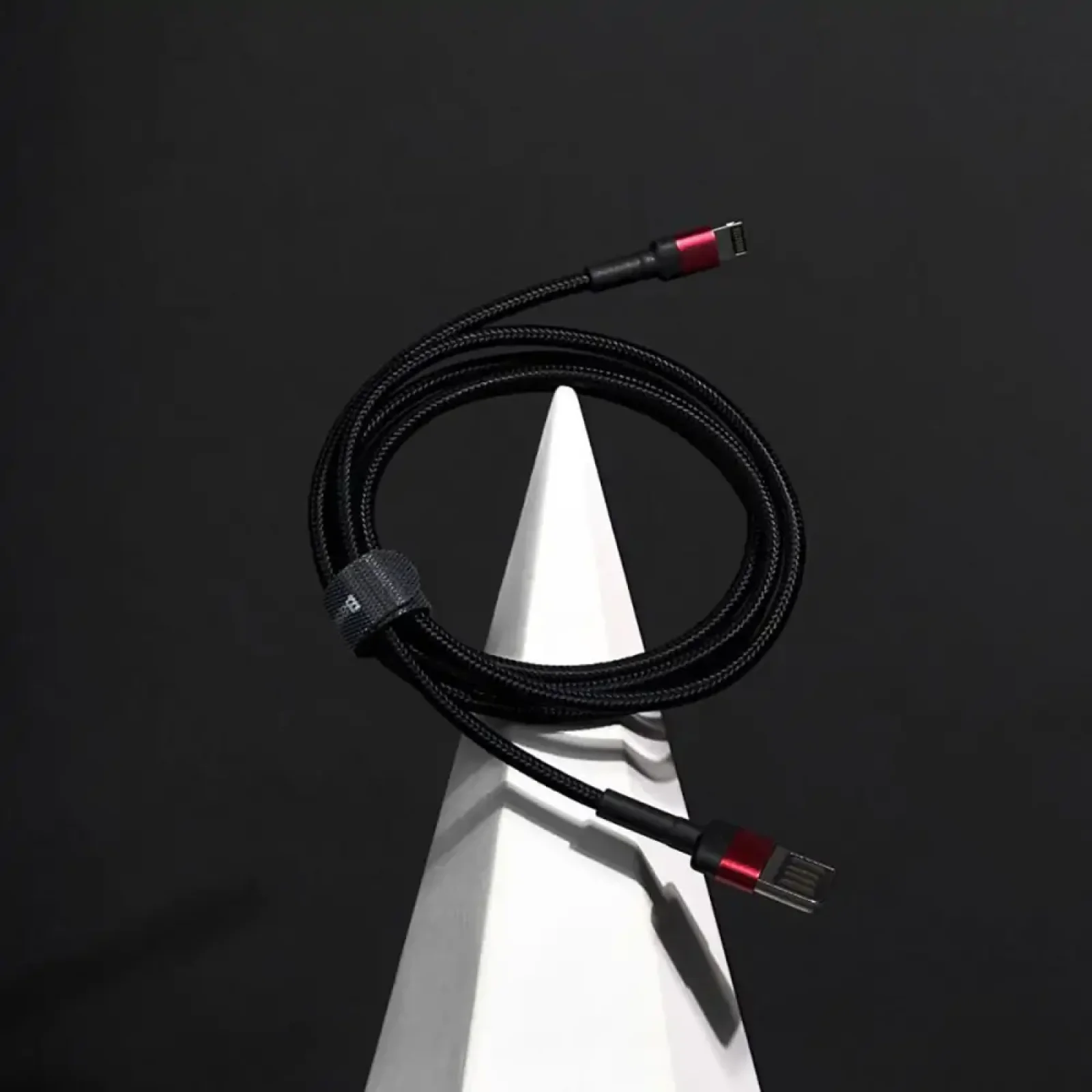 Кабель Baseus Cafule Lightning Special Edition 2.4A (1m) Red/Black, CALKLF-G91