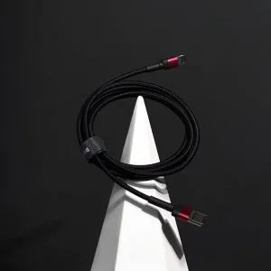 Кабель Baseus Cafule Lightning Special Edition 2.4A (1m) Red/Black, CALKLF-G91