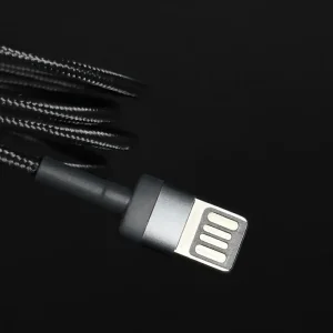 Кабель Baseus Cafule Lightning Special Edition 2.4A (1m) Red/Black, CALKLF-G91