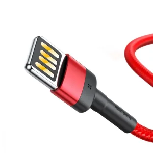 Кабель Baseus Cafule Lightning Special Edition 2.4A (1m) Red/Black, CALKLF-G91