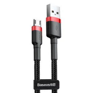 Кабель Baseus Cafule Micro USB 1.5A (2m) Red/Black, CAMKLF-C91