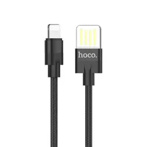 Кабель Hoco U55 Outstanding Lightning (1.2m) Black, 22084