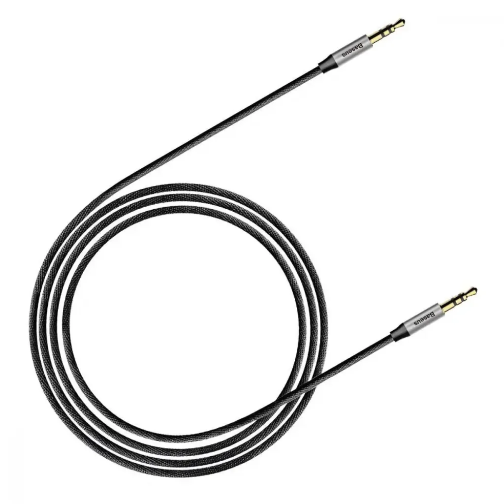 Кабель AUX Baseus Yiven M30 (1.5m) Black, CAM30-CS1