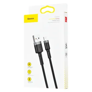 Кабель Baseus Cafule Lightning 1.5A (2m) Red/Black, CALKLF-C19