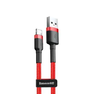 Кабель Baseus Cafule Lightning Cable 2A (3m) Red