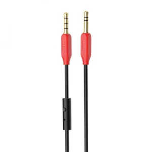 Кабель AUX Hoco UPA12 With Mic (1m) Black, 23740