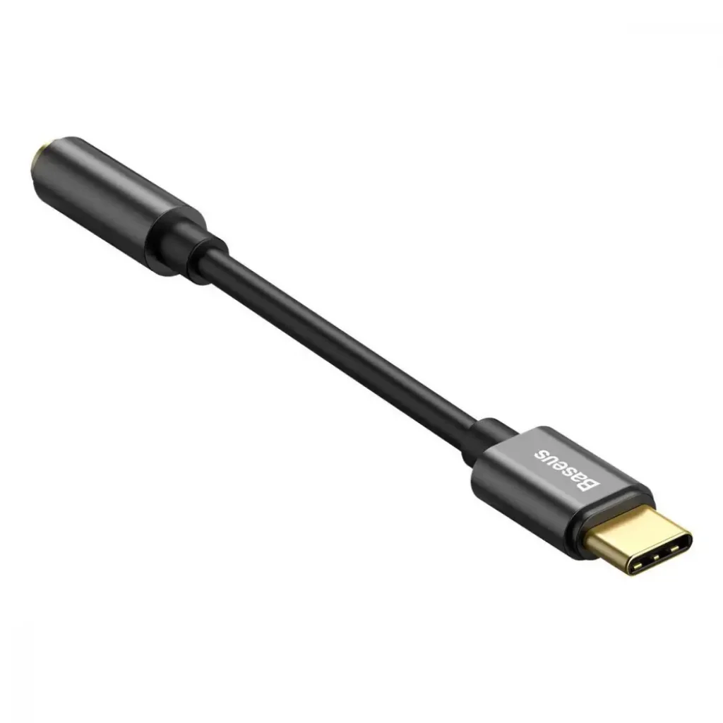 Перехідник AUX Baseus L54 Type-C to 3.5mm Black, CATL54-01