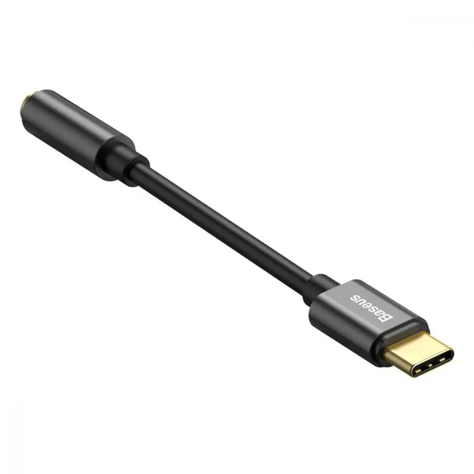 Переходник AUX Baseus L54 Type-C to 3.5mm Black, CATL54-01