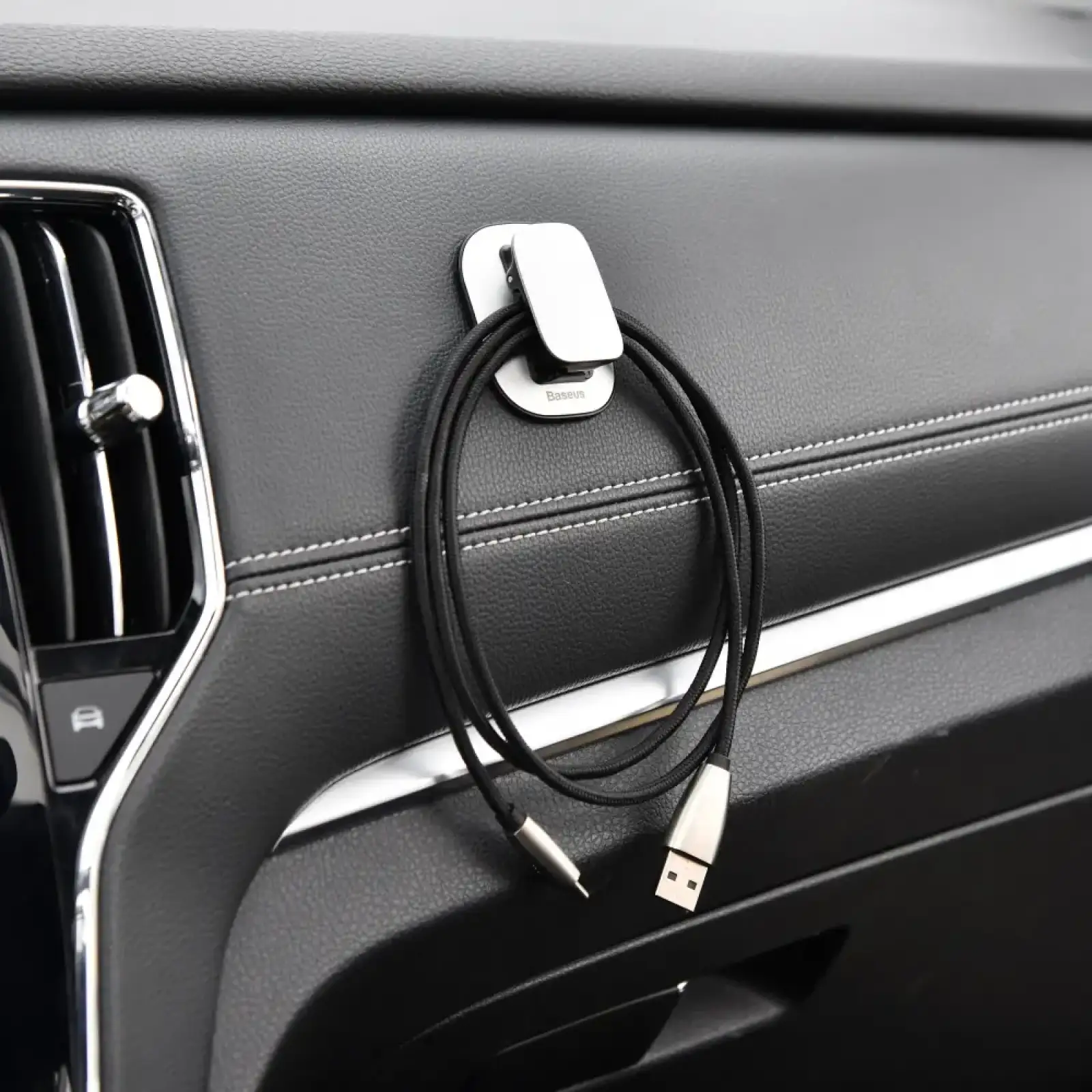 Тримач для окулярів Baseus Platinum Vehicle Paste type Black ACYJN-A01