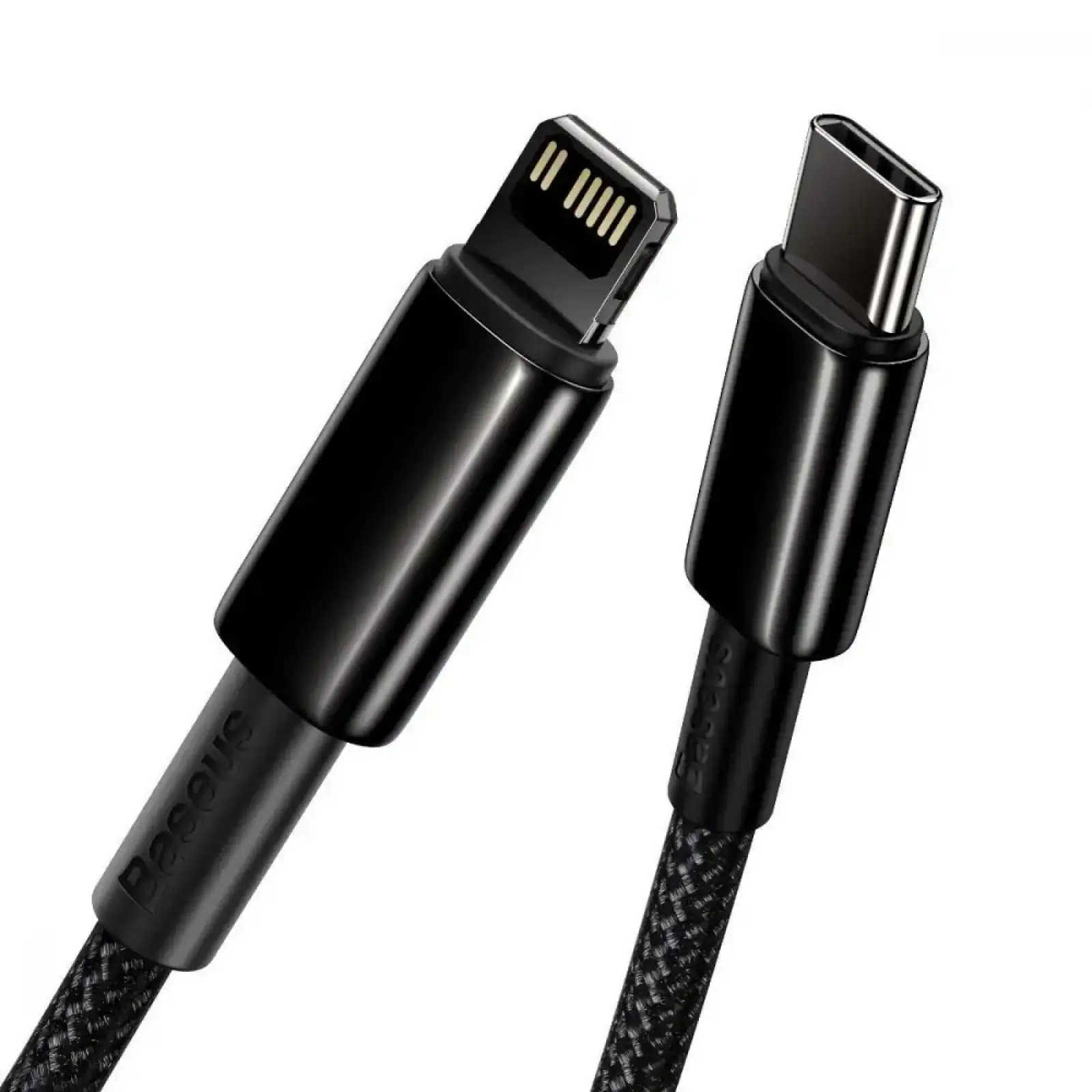 Кабель Baseus Tungsten Gold Type-C to Lightning PD 20W (1m) Black, CATLWJ-01