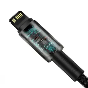 Кабель Baseus Tungsten Gold Type-C to Lightning PD 20W (1m) Black, CATLWJ-01