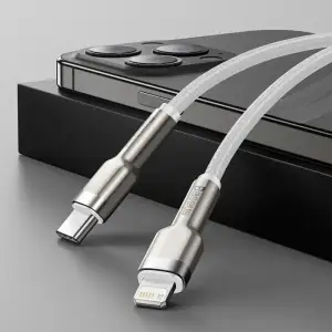 Кабель Baseus Cafule Metal Type-C to Lightning PD 20W (1m) Purple, CATLJK-A05