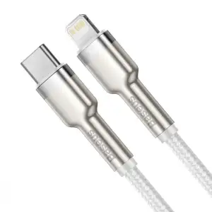 Кабель Baseus Cafule Metal Type-C to Lightning PD 20W (1m) Purple, CATLJK-A05