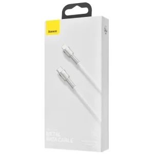 Кабель Baseus Cafule Metal Type-C to Lightning PD 20W (1m) Green, CATLJK-A06