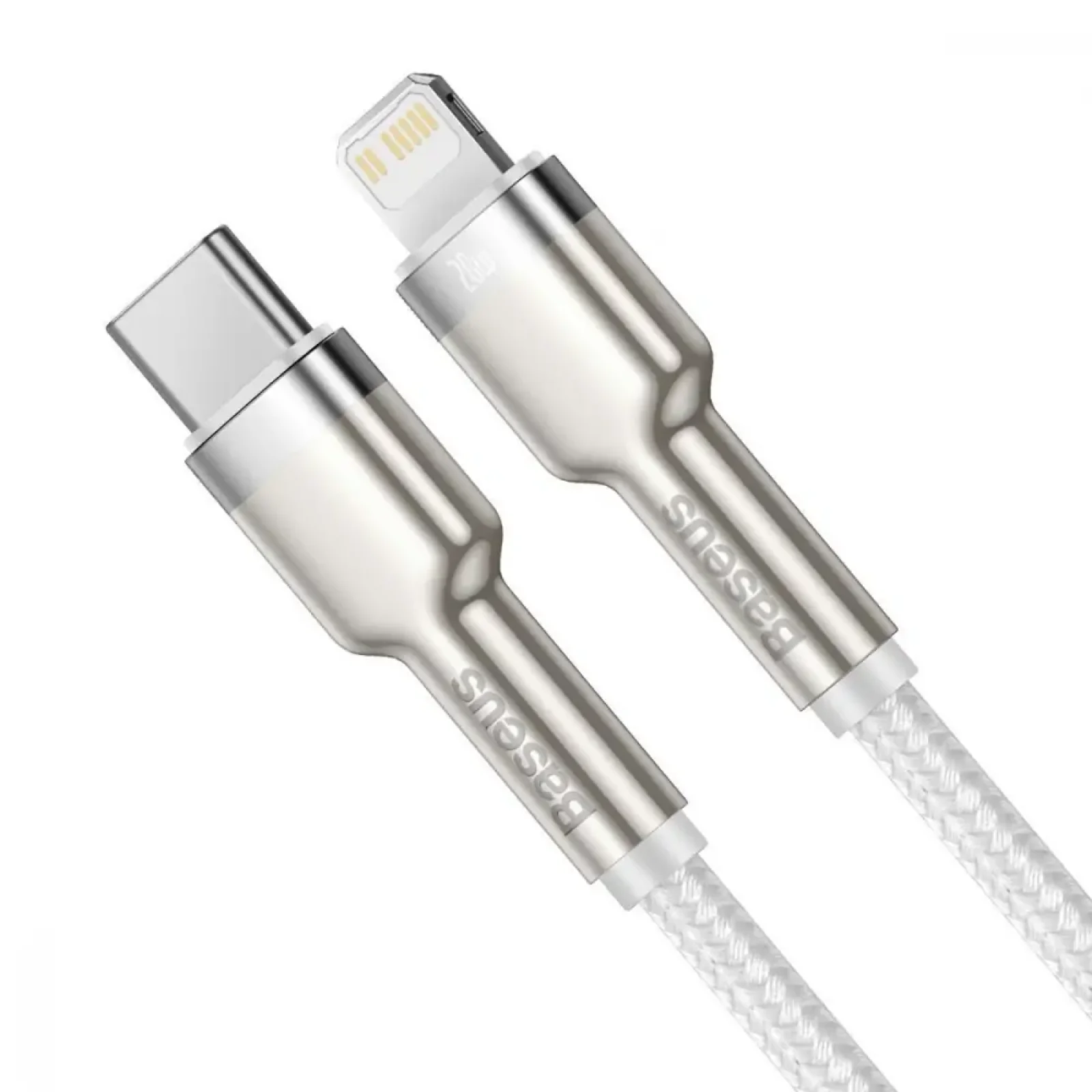 Кабель Baseus Cafule Metal Type-C to Lightning PD 20W (1m) Green, CATLJK-A06