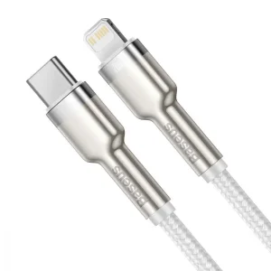 Кабель Baseus Cafule Metal Type-C to Lightning PD 20W (1m) Green, CATLJK-A06