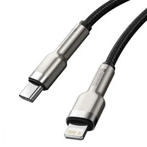 Кабель Baseus Cafule Metal Type-C to Lightning PD 20W (2m) White, CATLJK-B02