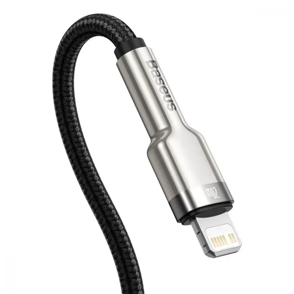 Кабель Baseus Cafule Metal Type-C to Lightning PD 20W (2m) White, CATLJK-B02