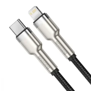 Кабель Baseus Cafule Metal Type-C to Lightning PD 20W (2m) White, CATLJK-B02
