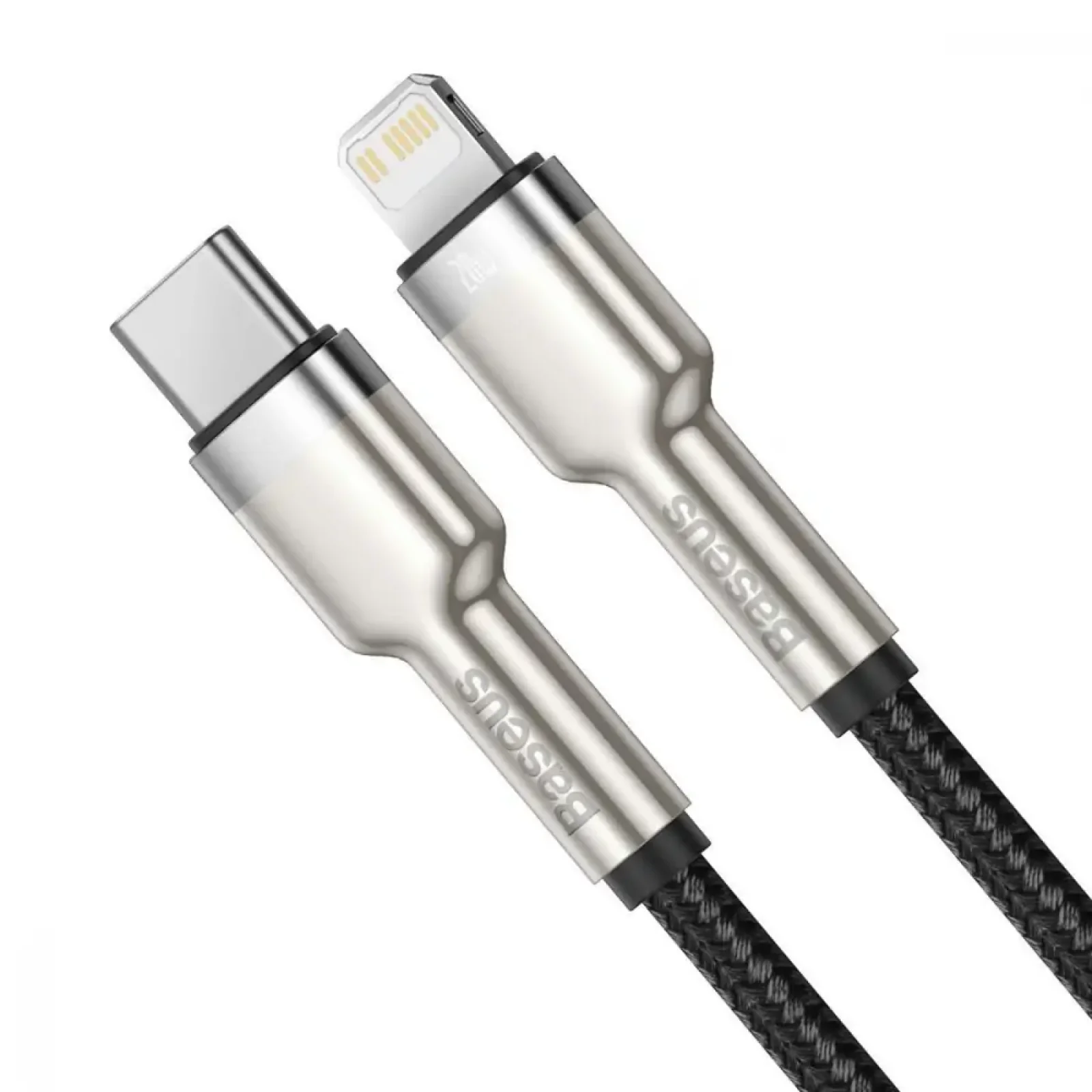 Кабель Baseus Cafule Metal Type-C to Lightning PD 20W (2m) Green, CATLJK-B06